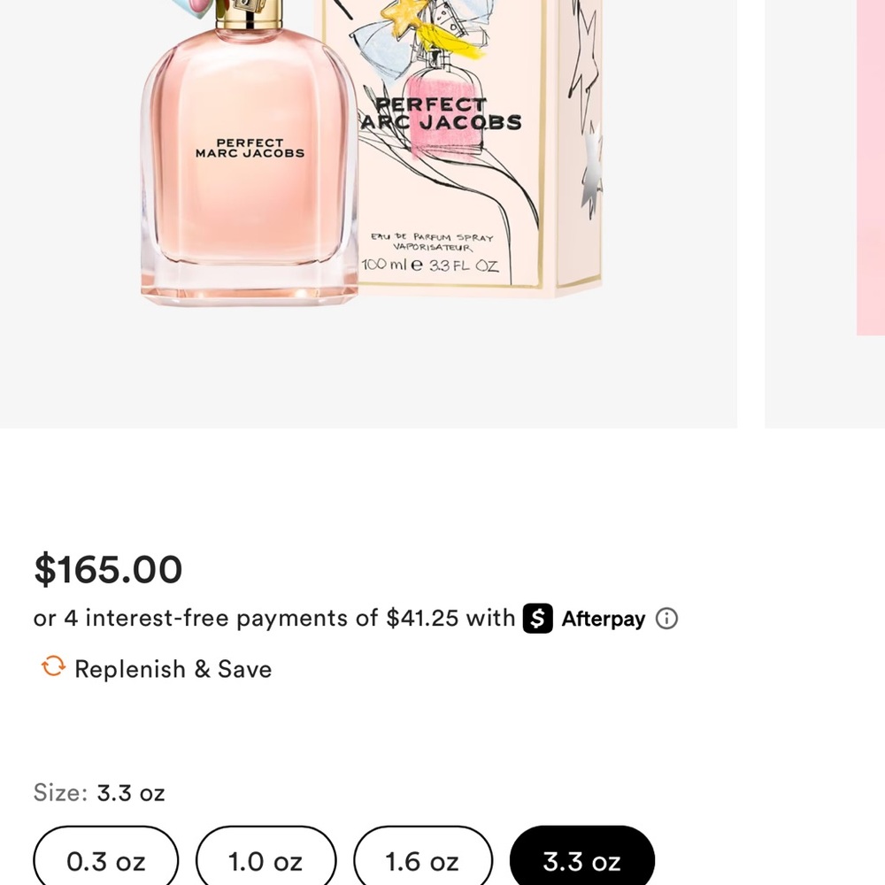 Marc Jacobs Perfect Perfume with Pink and Blue Accents